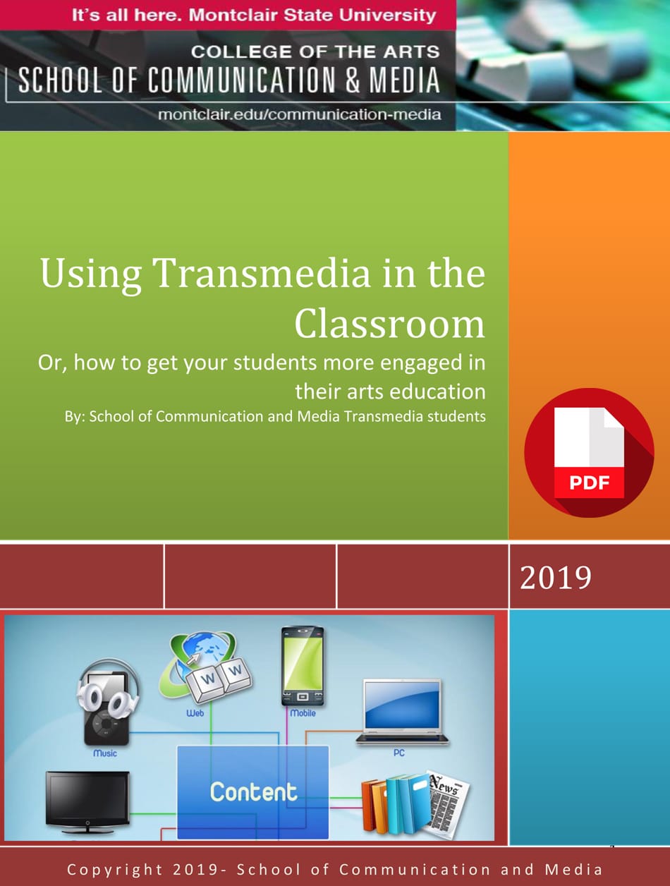 Cover of Transmedia Use in the Classroom E-Booklet